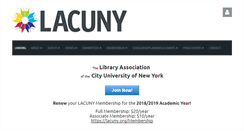 Desktop Screenshot of lacuny.org